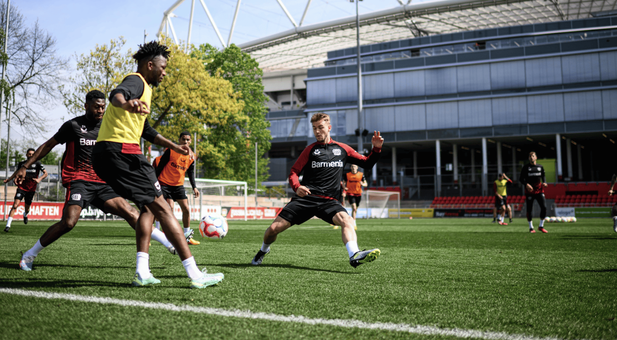 Exercice technique football